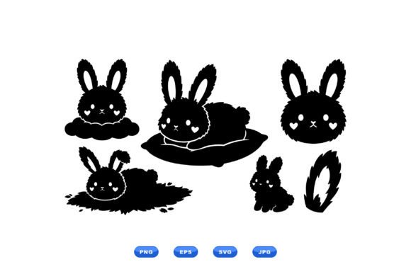 Download Cute Fluffy Bunny Clipart - Clipart Collection