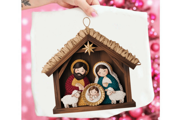 Download Crochet Nativity Jesus Clipart PNG Desig - Clipart Collection