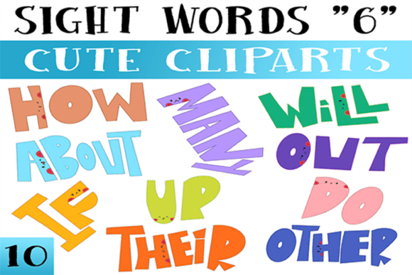Download Sight Words Clipart for Commercial Use - Clipart Collection
